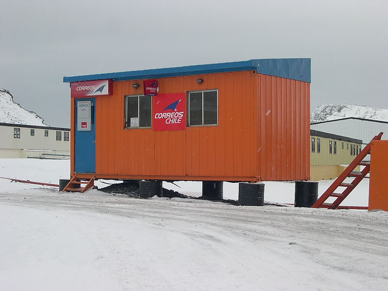 Correos de Chile office in Antarctica.