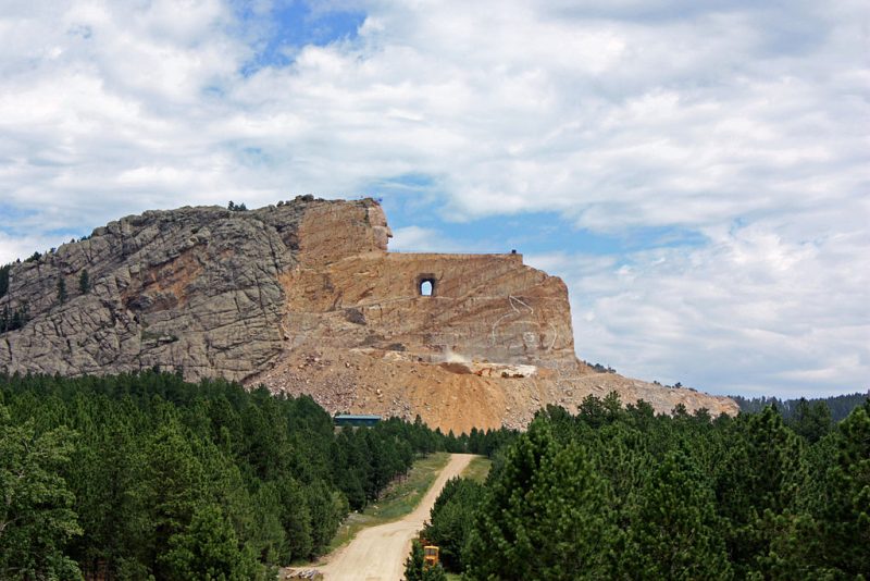 The Crazy Horse Memorial in 2010. Photo Credit