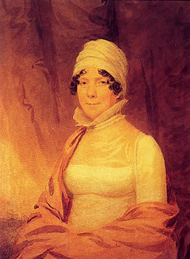 Dolley at the end of her tenure as First Lady in 1817