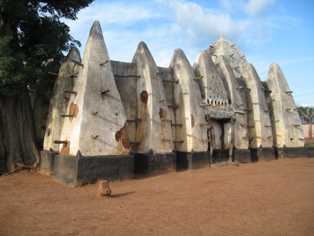 Due to its constituents, it must be renovated after each heavy rain. Photo Credit