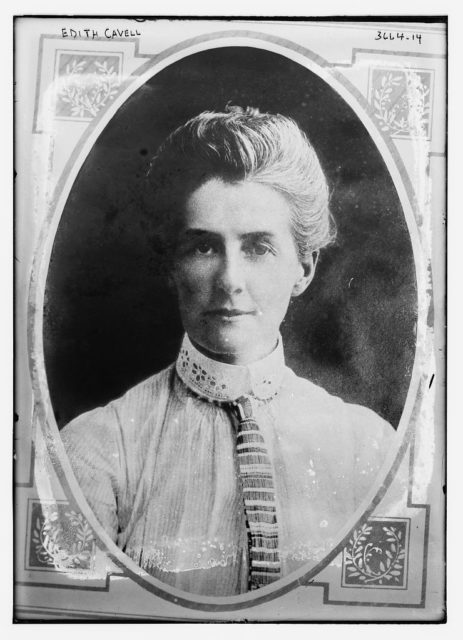 Edith Cavell portret.