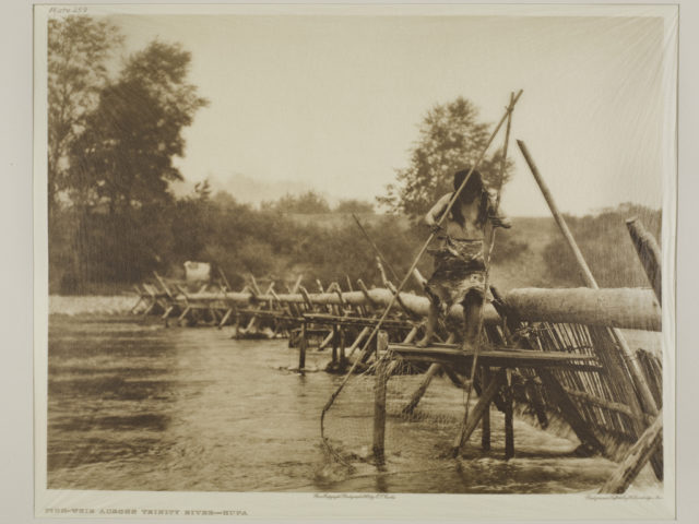 Fish-Weir Across Trinity River--Hupa