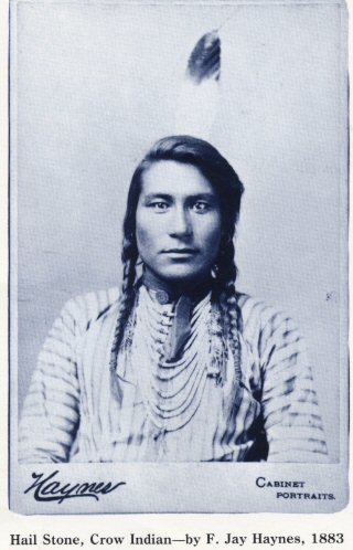 Hail Stone, Crow Indian by Frank Jay Haynes, 1883