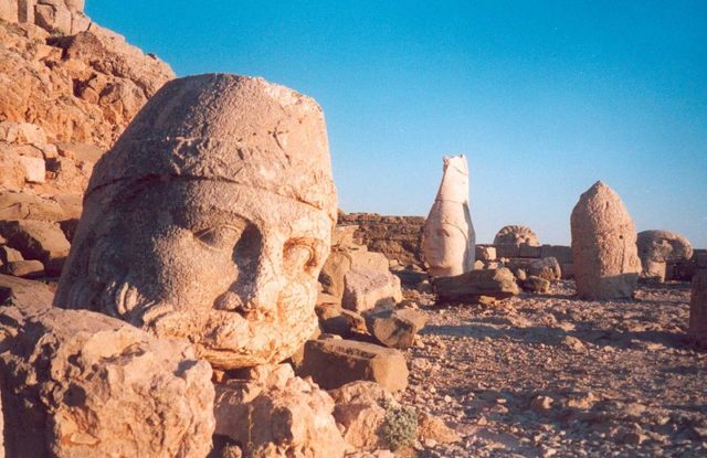 Head of Zeus-Oromasdes statue. Photo Credit