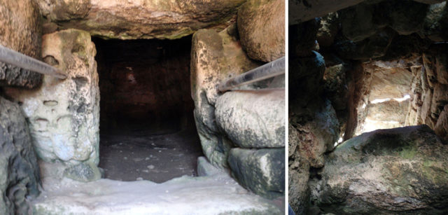 Inside the tomb. Photo Credit1 Photo Credit2