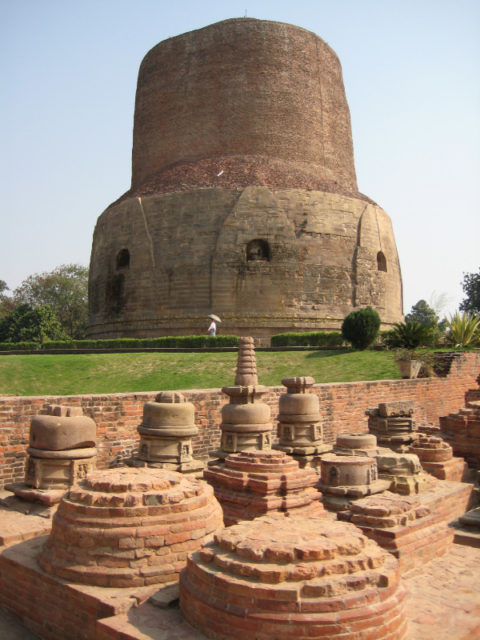 It is believed that Lord Buddha delivered his first sermon here. Photo Credit