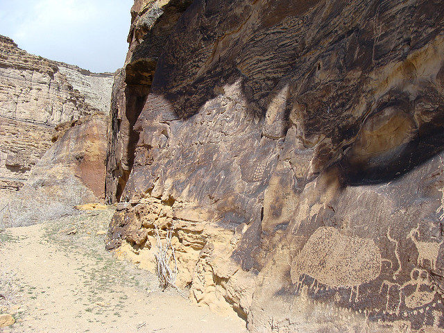 It was created by the Fremont an Ute Indians who occupied this area some 1, 000 years ago. Photo Credit