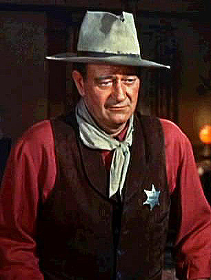 John Wayne in Rio Bravo (1959).
