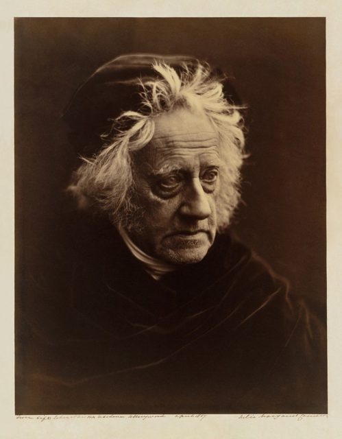 Sir John Herschel, 1867 photograph 