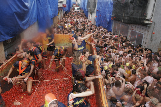 La Tomatina in 2014. Photo Credit