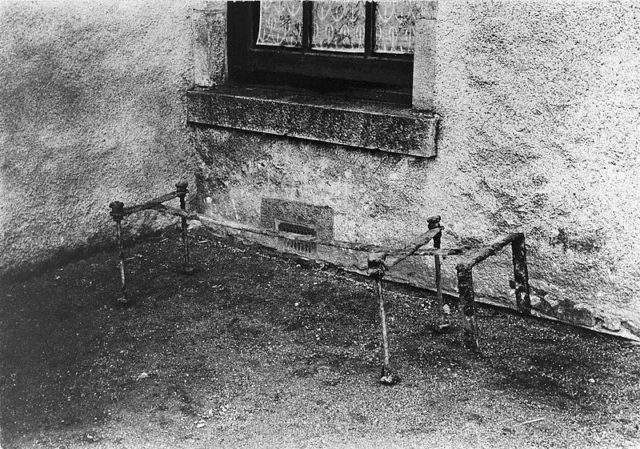 Mortsafe at Oyne, Aberdeenshire. Photo Credit