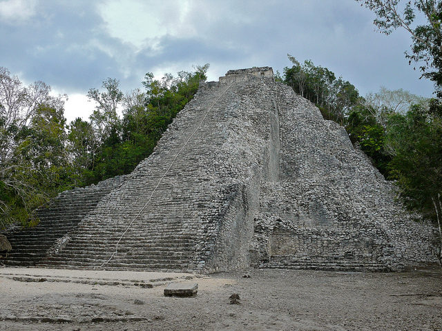 Nohoch Mul Pyramid. Photo Credit