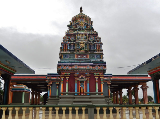 One of the few places outside India where visitors can see traditional Dravidian architecture. Photo Credit