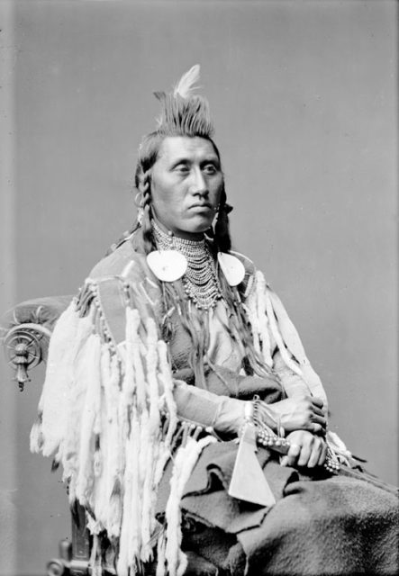 Photograph of Crow Indian chief Pretty Eagle