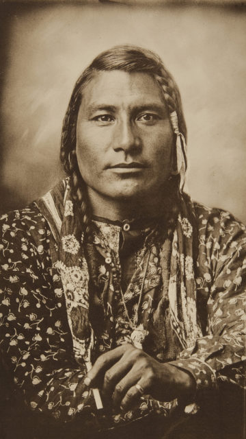 Portrait of a native-american