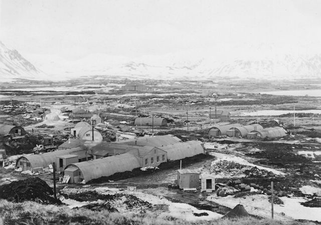 Quonset huts at a U.S. base in the Aleutian Islands, Alaska. Photo Credit