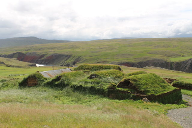 Rear side of old farmhouse at Tyrfingsstaðir, Skagafjörður, Northern Iceland.Photo Credit