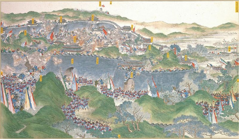 Retaking of Nanjing by Qing troops
