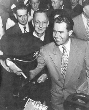Nixon campaigns for the Senate in 1950
