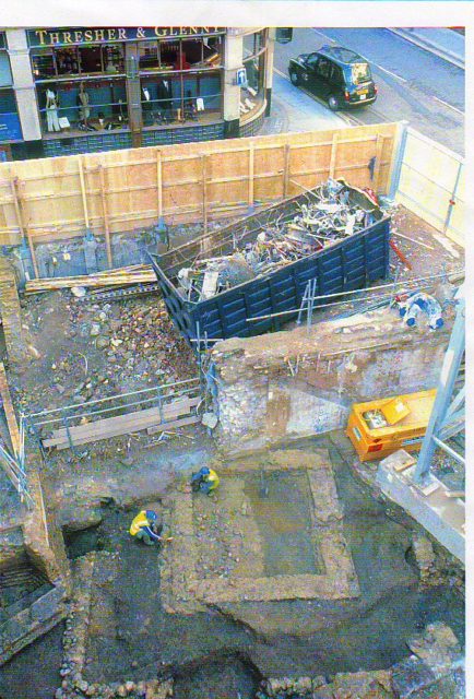 A Romano-Celtic temple being excavated Photo Credit