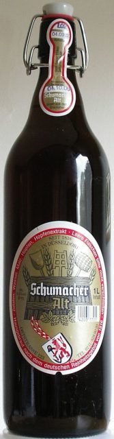 Schumacher Alt, a style of beer brewed in the historical region of Westphalia and around the city of Düsseldorf. Photo credit