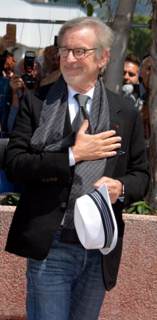 Steven Spielberg promoting The BFG at the 2016 Cannes Film Festival.