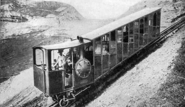 Steam railcar, circa. 1910. Photo Credit