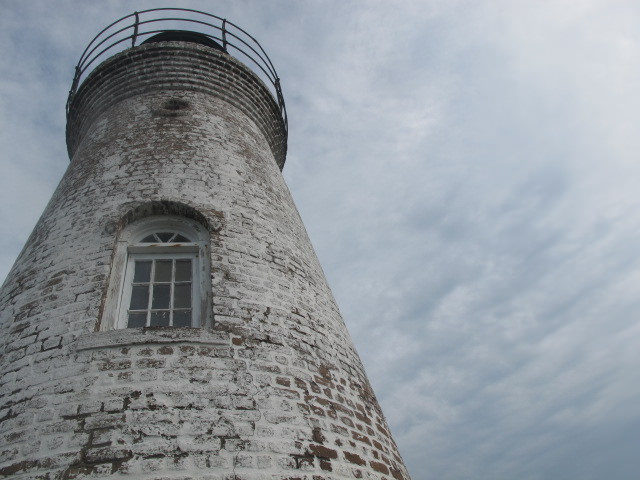 The National PArk Service cut a trail to the lighthouse through the brush in 2005 to allow visitors a closer vantage point. Photo Credit