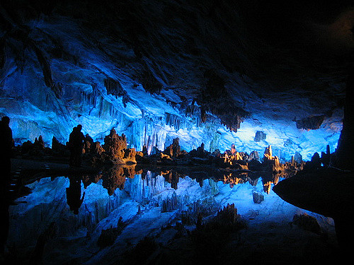 The cave received its name in the Tang Dynasty (618-907) for the numerous reeds growing outside the cave. Photo Credit