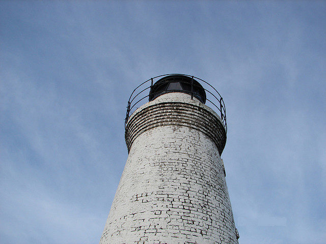 The lighthouse was initially built as a daymarker. Photo Credit