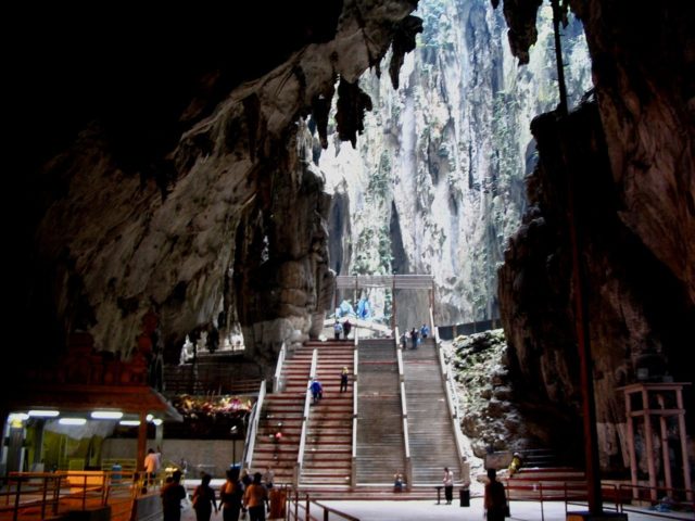 The limestone forming Batu Caves is said to be around 400 million years old.