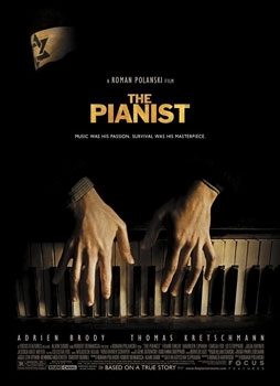 This is a poster for The Pianist. The poster art copyright is believed to belong to the distributor of the film, Focus Features, the publisher of the film or the graphic artist. Photo Credit