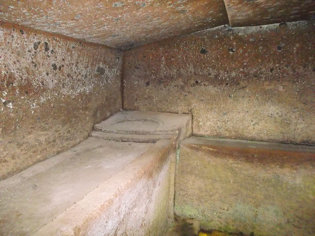 the only surviving evidence of Etruscan residential architecture. Photo Credit