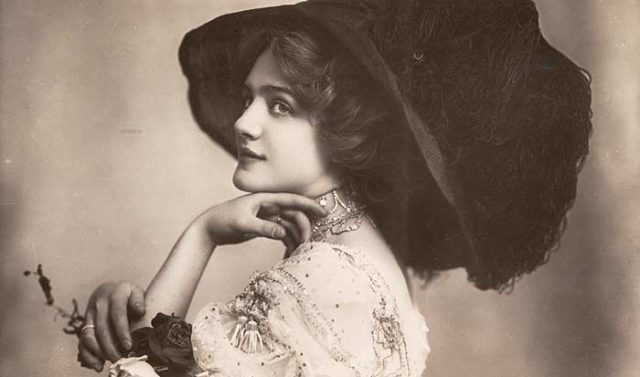 The Merry Widow, Act 3, London, 1907. Photo Credit