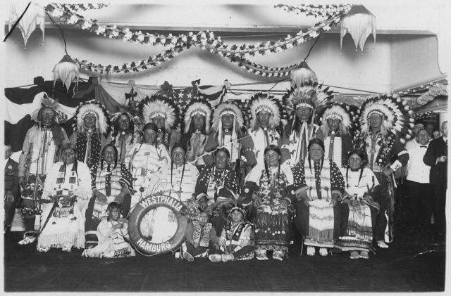 A group photo of Indians on board the steamship Westphalia Photo Credit