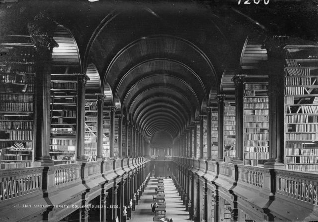Long Room Library at Trinity College Dublin. Photo Credit