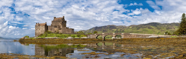 Panorama of the castle from the south Photo Credit