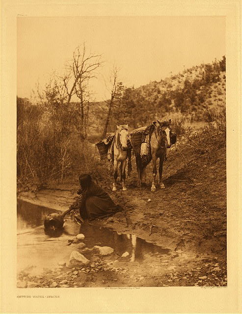 Getting water – Apache Photo Credit