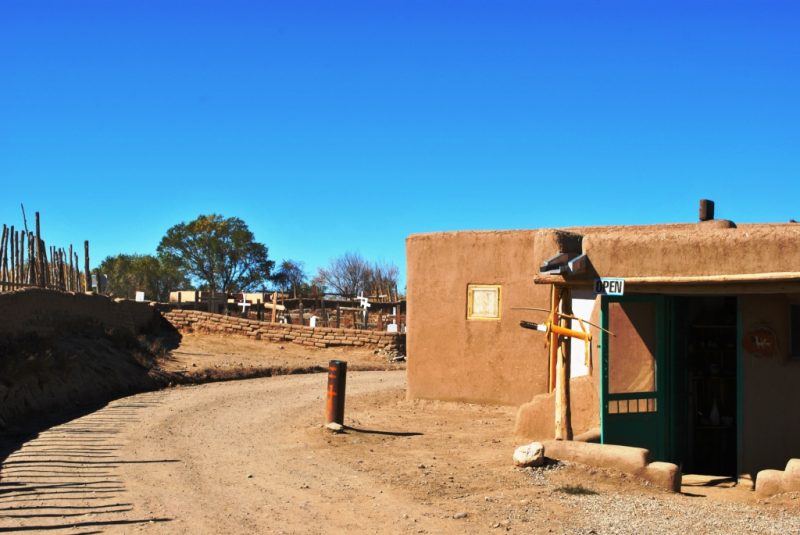 Taos Pueblo The Native American settlement of multistory adobe