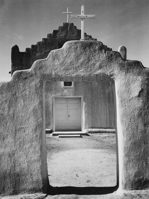 Church, Pueblo de Taos (Ansel Adams—1941)