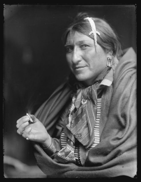 Joe Black Fox, a Sioux Indian from Buffalo Bill’s Wild West Show