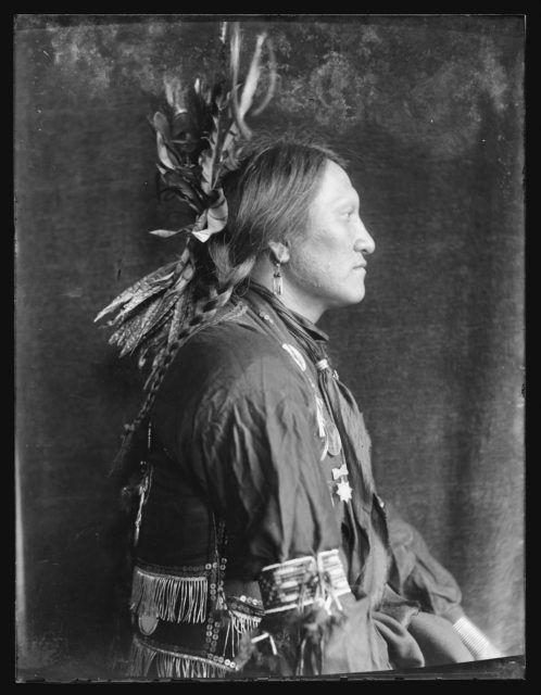 Charging Thunder, a Sioux Indian from Buffalo Bill’s Wild West Show