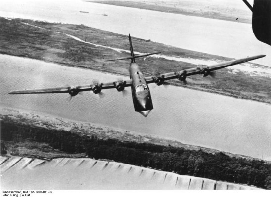 Production of two other prototypes was begun but neither was finished. A ¼-scale model of the BV 238 was made during the plane’s development for testing. Known as the FGP 227, it made a forced landing during its first flight and did not provide any data to the program. Photo Credit
