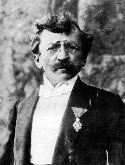 Anton Ažbe, 1904 photograph