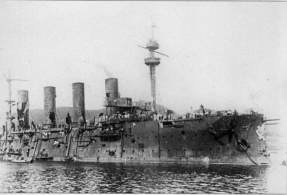 Ryurik was destroyed on August 1st, 1904