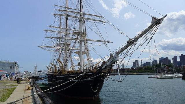 Charles W. Morgan is the last of an American whaling fleet that numbered more than 2,700 vessels. Built and launched in 1841, it was designated a National Historic Landmark in 1966.