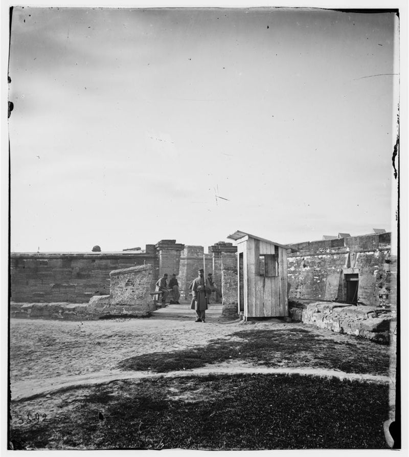 Castillo de San Marcos, Civil War era.