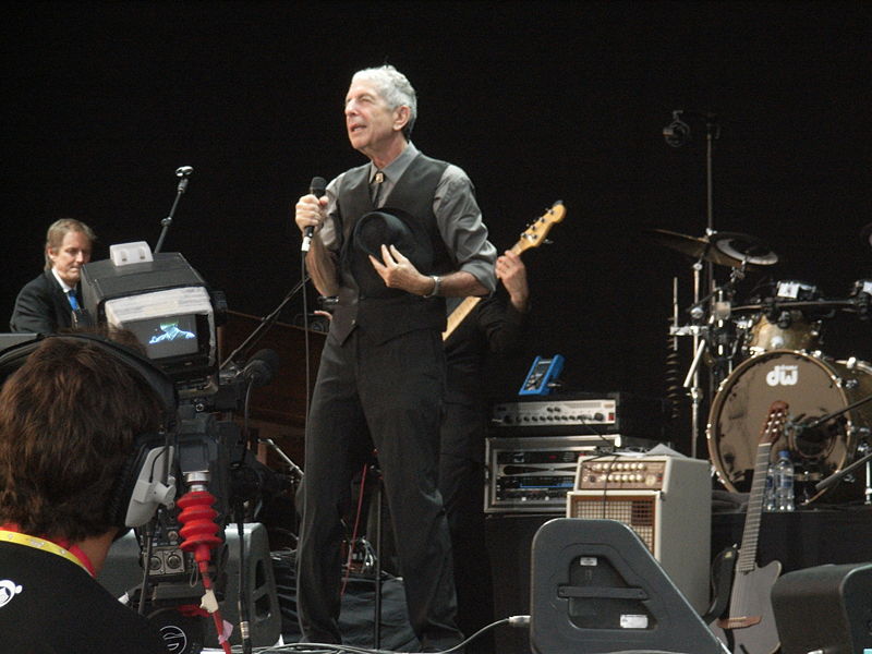 Leonard Cohen at Festival Internacional de Benicàssim, July 2008. Photo Credit