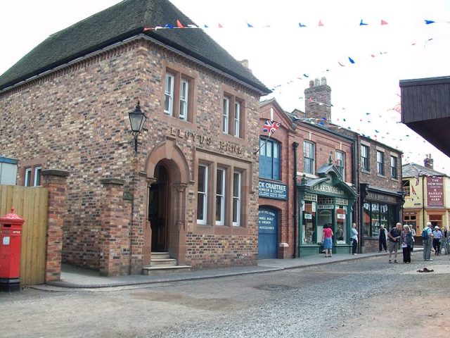 Blists Hill Lloyds Bank. Photo credit