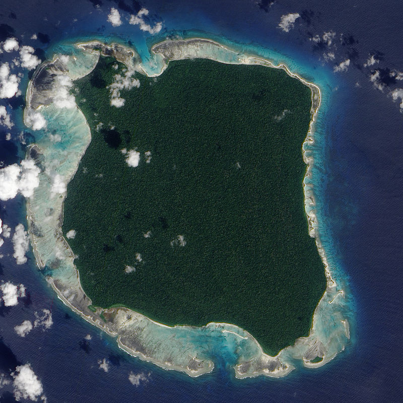 2009 NASA image of North Sentinel Island